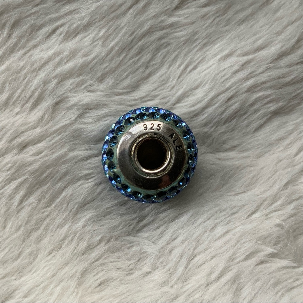 Pandora Pave’ Blue Crystal Gradient Bead - Picture 5 of 10